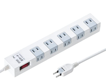 電源タップを買うならこれで決まり！サンワサプライの10個口が無敵すぎます